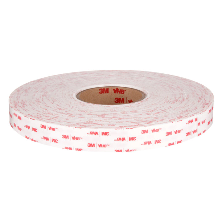3M VHB Tape 4930, White, 3/4 in x 72 yd, 25 mil
