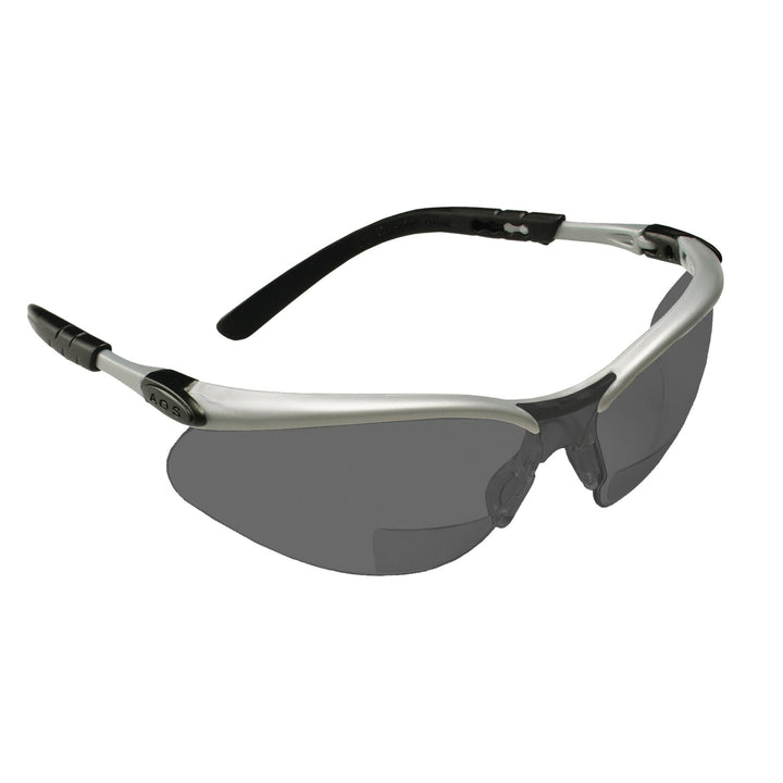 3M BX Reader Protective Eyewear 11378-00000-20, Grey Lens, SilverFrame
