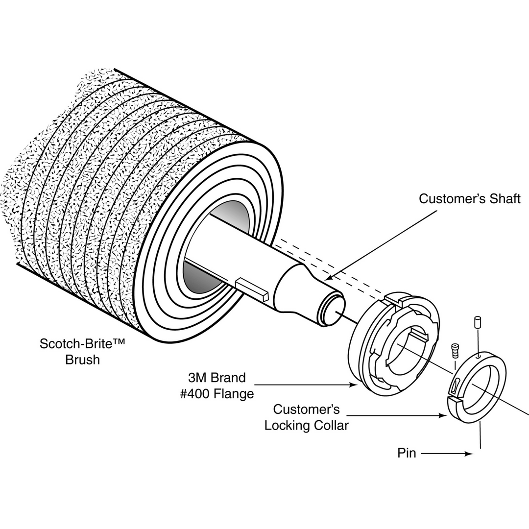 Scotch-Brite Clean and Strip Bonded Cleaning Brush