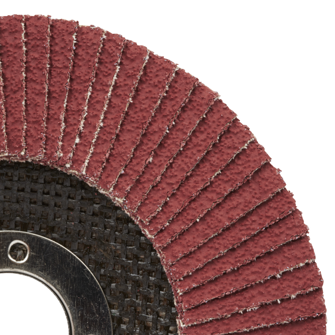 3M Cubitron II Flap Disc 967A, 80+, T27 Quick Change, 4-1/2 in x
5/8"-11, Giant