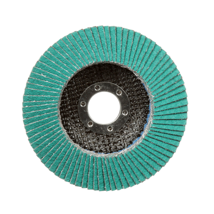 3M Flap Disc 577F, 80, T27, 4-1/2 in x 7/8 in, Giant