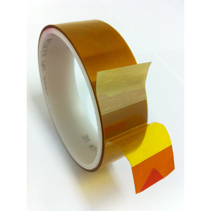 3M Linered Low-Static Polyimide Film Tape 5433 Amber, 1 in x 36 yds x
2.7 mil