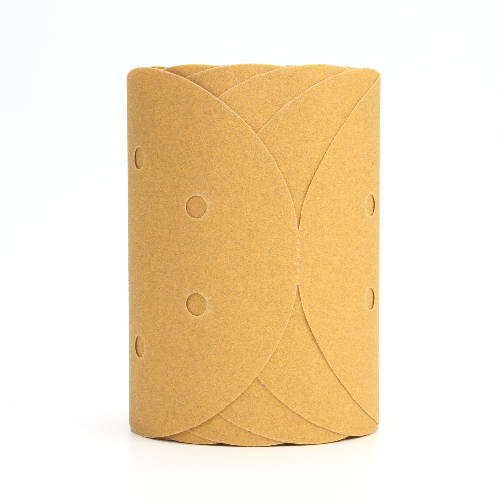 3M Stikit Gold Disc Roll Dust Free, 01642, 6 in, P100, 125 discs per
roll