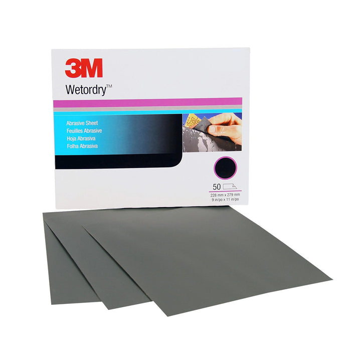 3M Wetordry Paper Sheet 213Q, 4 7/16 in x 4 7/16 in P800 A weight