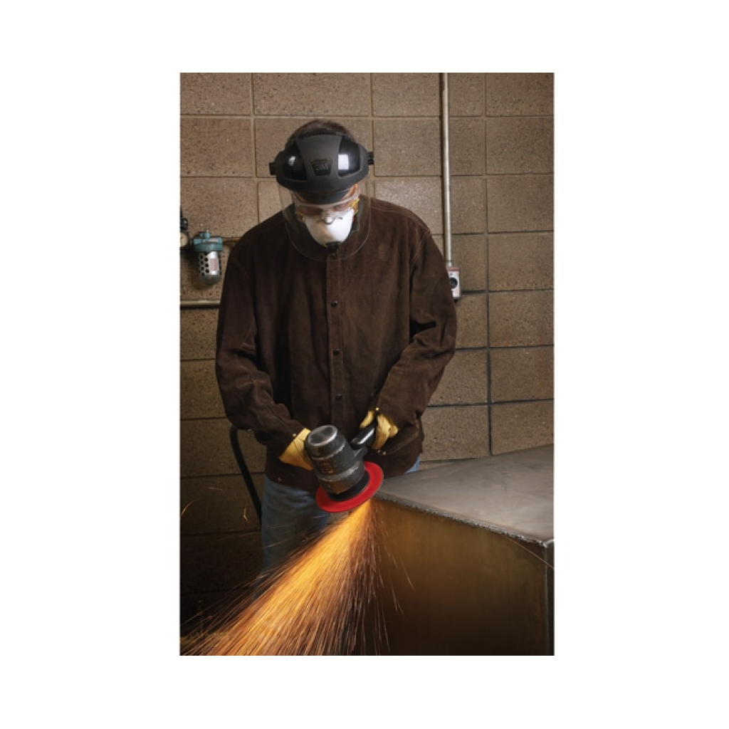 3M Cubitron II Roloc Fibre Disc 982C, 80+, TR, Red, 4 in, Die R400BB,
25/Carton