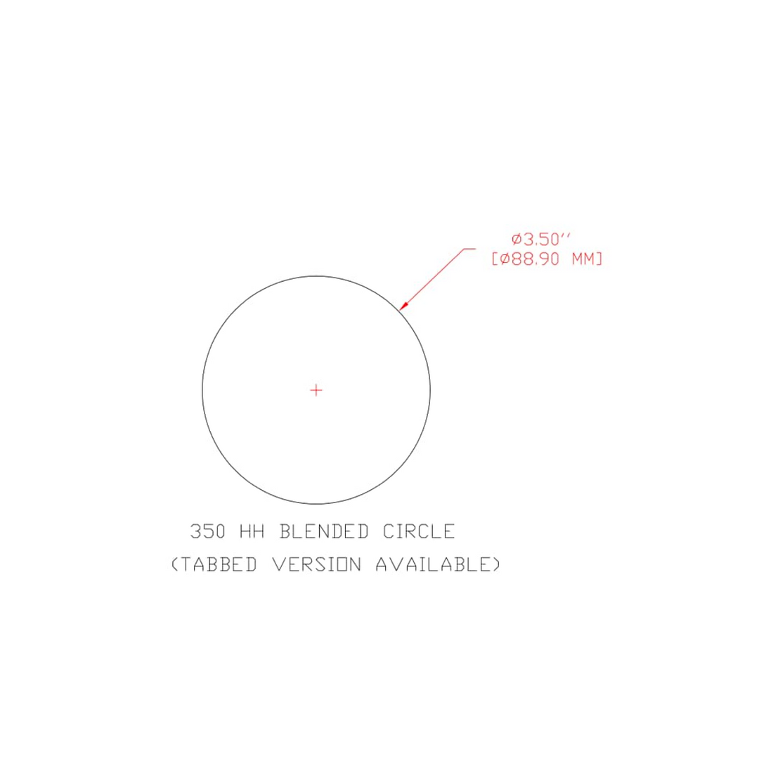 3M Hookit Paper Disc 236U, P80 C-weight, 5 in x NH, Die 500X, 50/Pac