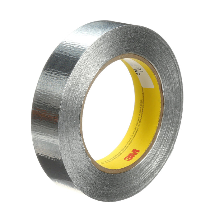 3M Aluminum Foil Tape 425, Silver, 1 in x 60 yd, 4.6 mil, 36 rolls per
case