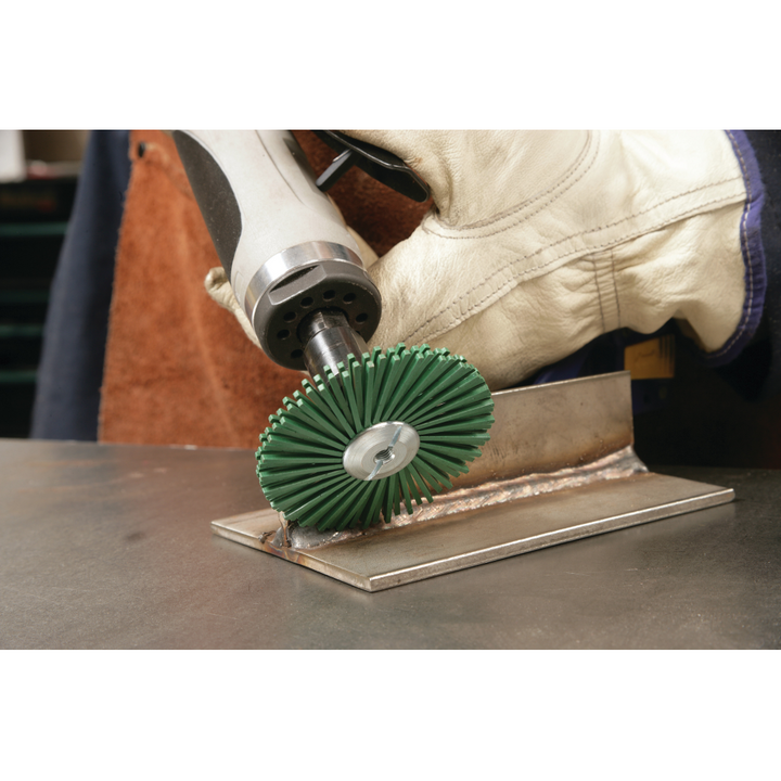 Scotch-Brite Roloc Radial Bristle Disc, 3 in 120, 10/Carton