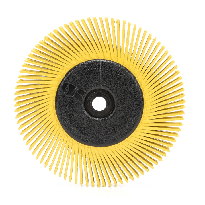 Scotch-Brite Radial Bristle Brush, 6 in x 1/2 in x 1 in 80 With
Adapter