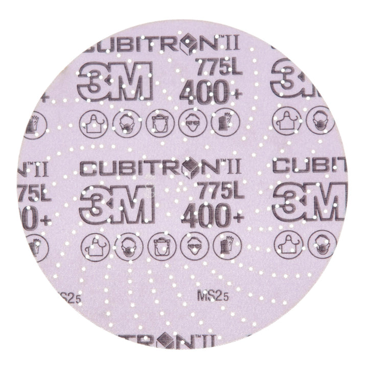 3M Xtract Cubitron II Film Disc 775L, 400+, 6 in, Die 600LG,
50/Carton
