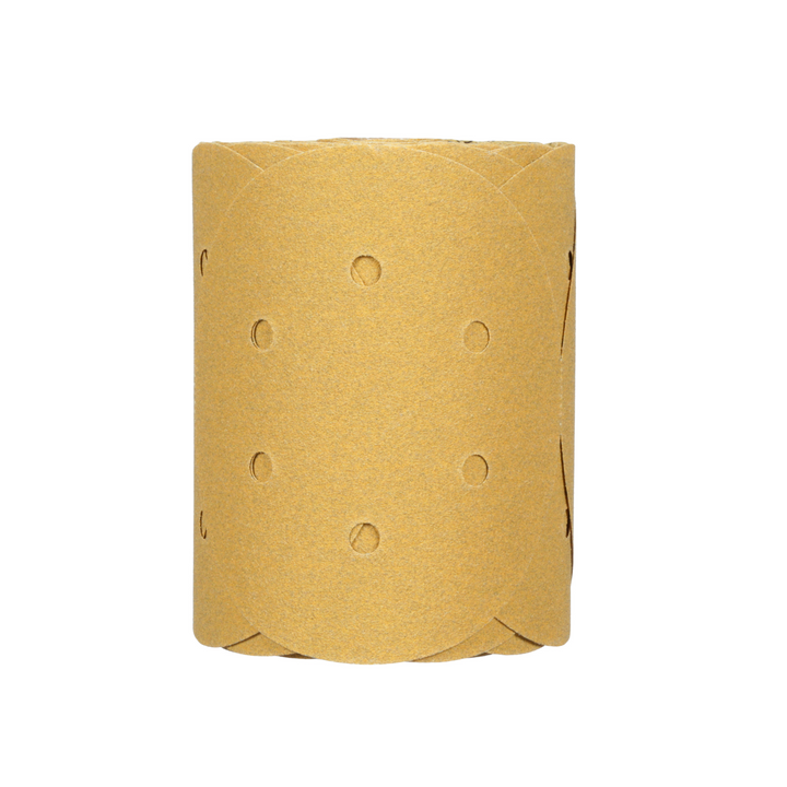 3M Stikit Gold Disc Roll Dust Free, 01643, 6 in, P80, 125 discs per
roll