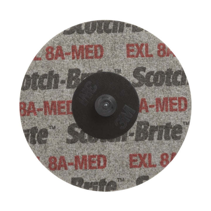 Scotch-Brite Roloc EXL Unitized Wheel, XL-UR, 8A Medium, TR, 3 in x
1/8 in