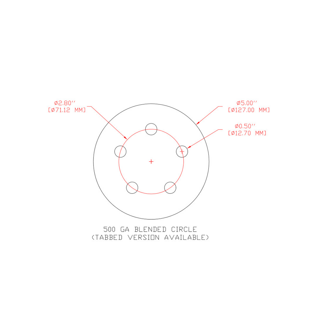 3M Hookit Film Disc 375L, 5 in x NH 5HLS, P500, 100/Pac