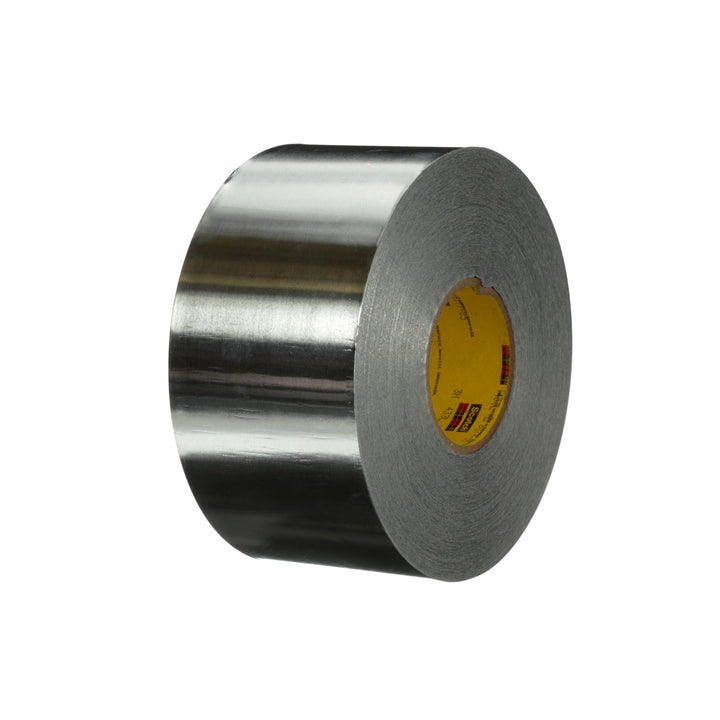 3M High Temperature Aluminum Foil Tape 433L, Silver, 2 1/2 in x 60 yd, 3.5 mil