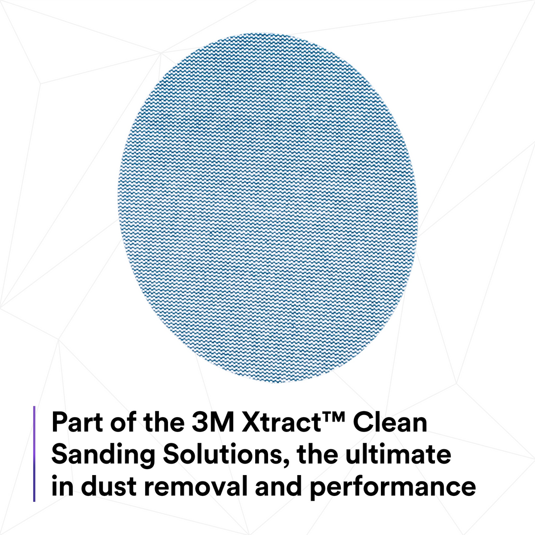 3M Xtract Net Disc 310W, 320+, 5 in x NH, Die 500X, 50/Carton