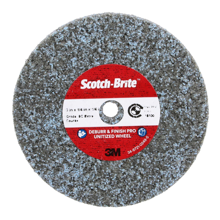 Scotch-Brite Deburr & Finish Pro Unitized Wheel, DP-UW, 9C Extra
Coarse+