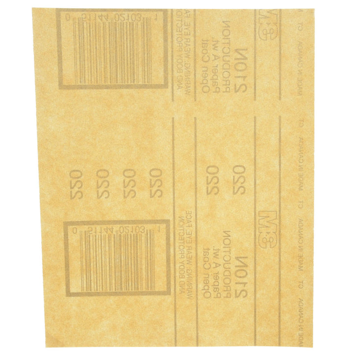 3M Aluminum Oxide Sandpaper 99401NA-M, 9 in x 11 in, 220 grit
