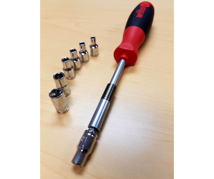 Wiha Tools 77741 1.4" Hex to 1/4" Square Drive Adapter