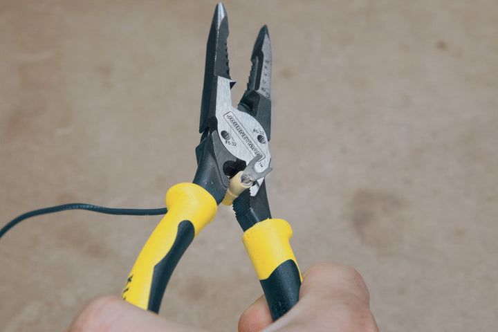 Klein Tools J207-8CR Needle Nose Pliers with Crimper