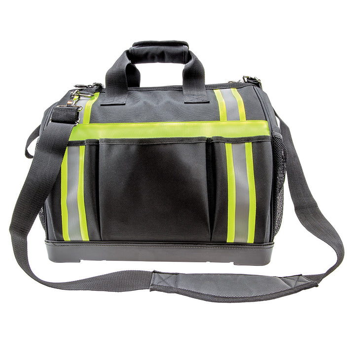 Klein Tools 55598 Tradesman Pro High-Visibility Tool Bag with 42 Pockets and Detachable Shoulder Strap