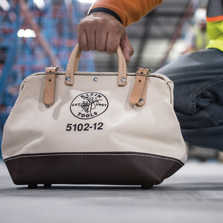 Klein Tools 5102-12 Canvas Tool Bag, 12-Inch