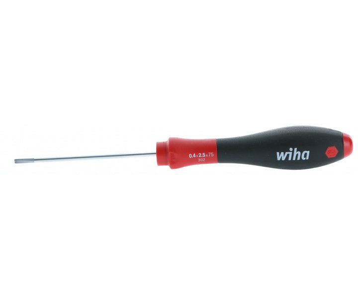 Wiha Tools 30203 SoftFinish Slotted Screwdriver 2.5mm x 75mm