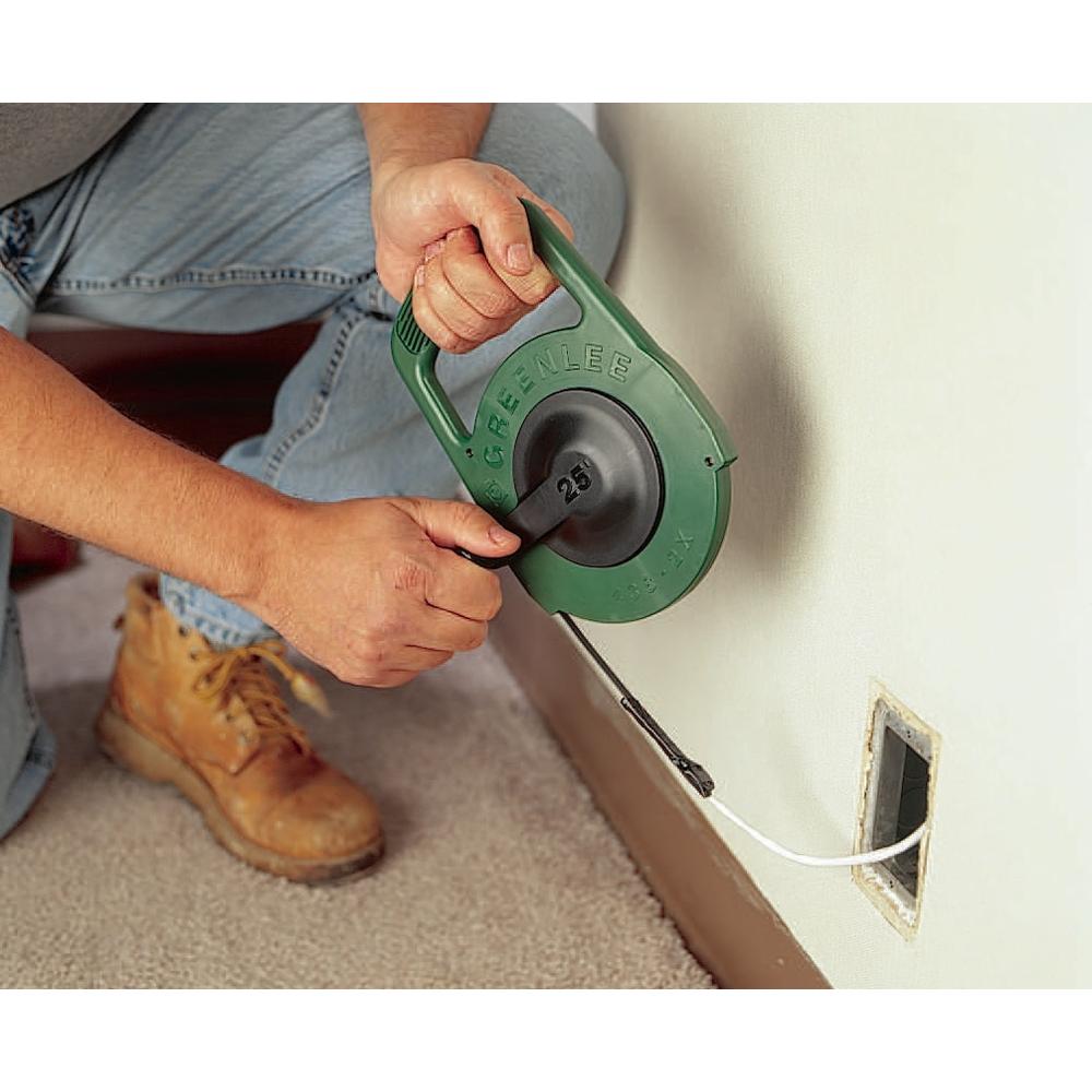 Greenlee 438-2X Steel Fish Tape - 1/4" x 25'