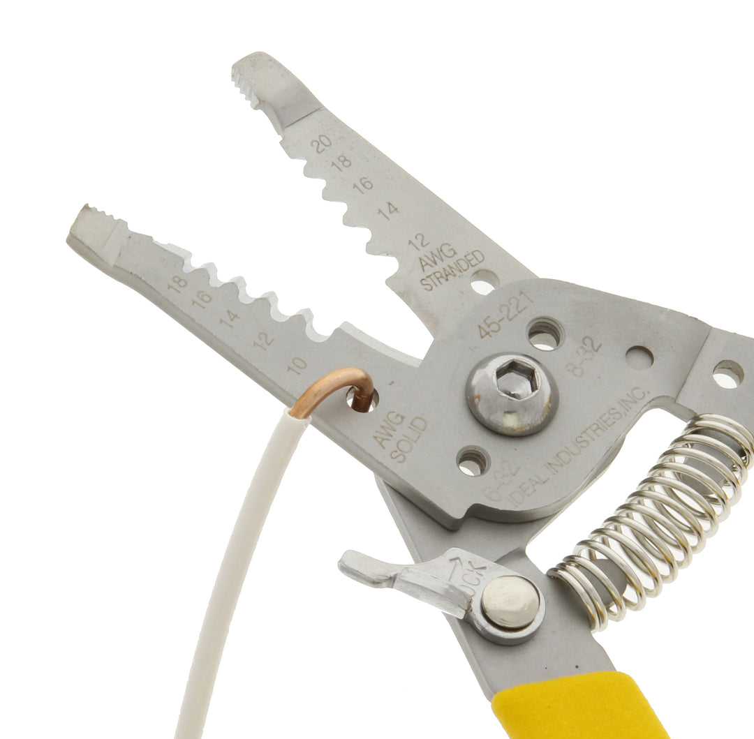 Ideal 45-221 Reflex Super T-Stripper Wire Stripper, Stainless Steel