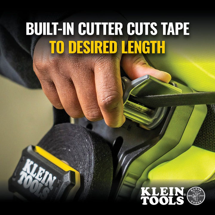 Klein Tools 450-900 Hook and Loop Tape Dispenser, Versatile Cable Ties, Custom Length