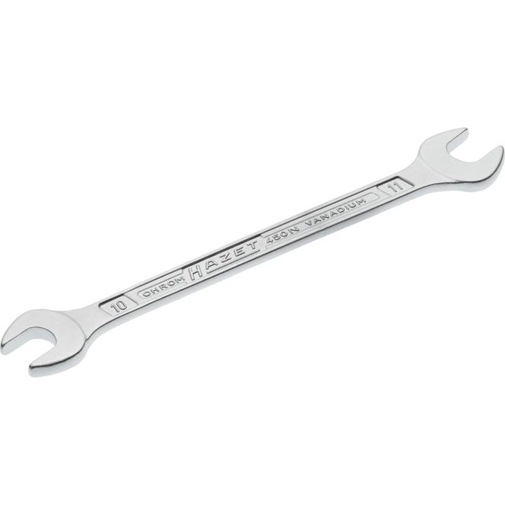 Hazet 450N-10X11 Double Open-End Wrench, 10x11mm