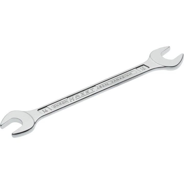 Hazet 450N-14X15 Double Open-End Wrench, 14x15mm