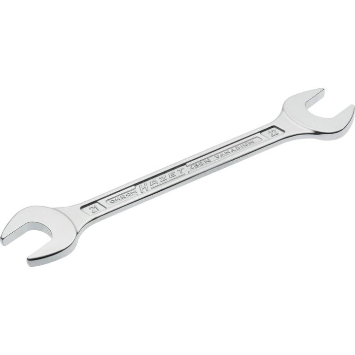 Hazet 450N-21x22 Double Open-End Wrench, 21x22mm
