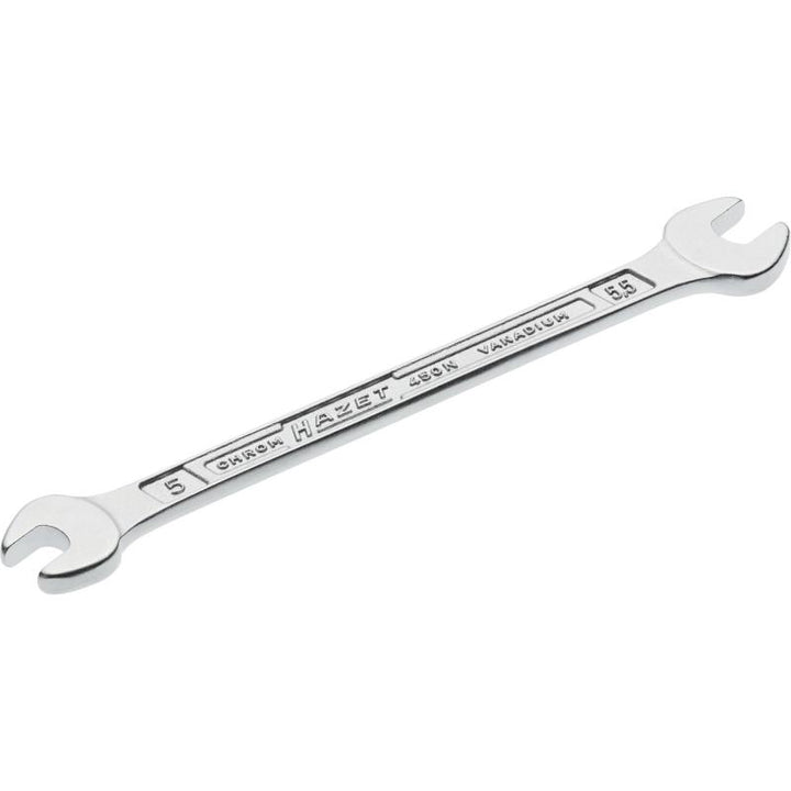 Hazet 450N-5X5.5 Double Open-End Wrench, 5x5.5mm
