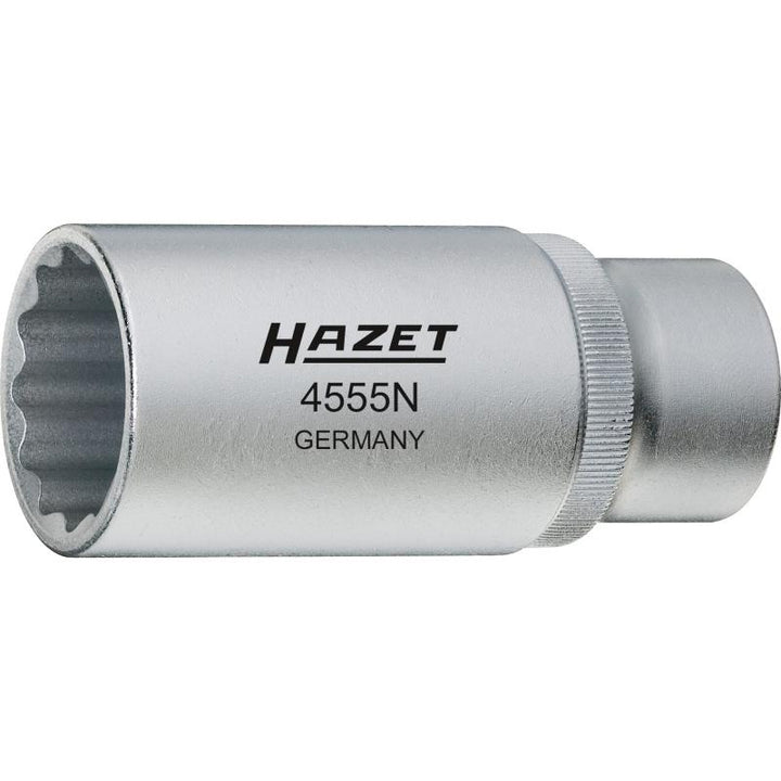 Hazet 4555N Injection Nozzle Socket, 27mm 12-Point Profile, 1/2" Square Drive