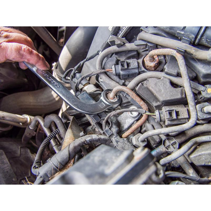 Hazet 4560 Injection Line Wrench, 12-Point Profile, 17 x 17 mm