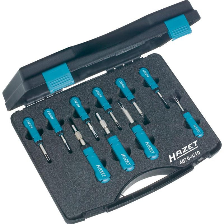 Hazet 4670-4/10 Cable Release Tool Assortment, 10 Pieces