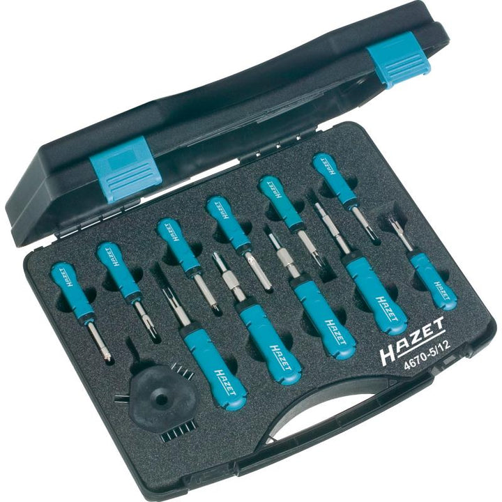 Hazet 4670-5/12 Cable Release Tool Assortment, 12 Pieces