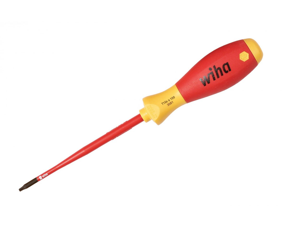 Wiha Tools 32517 Insulated SlimLine Security TORX® Screwdriver, T27s x 125 mm