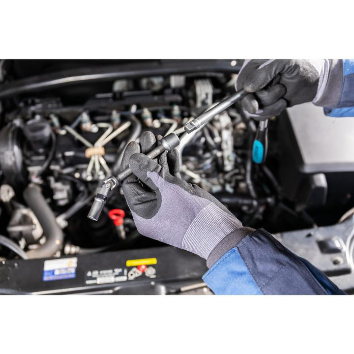 Hazet 4760-2 Glow Plug Wrench, 8mm Hex, 3/8" Square Drive