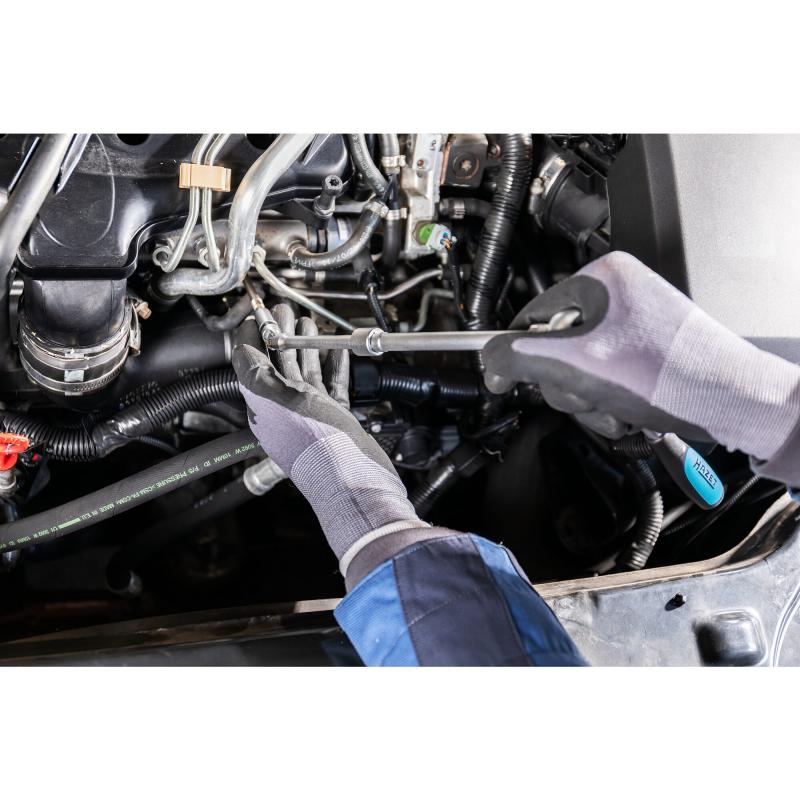 Hazet 4760-2 Glow Plug Wrench, 8mm Hex, 3/8" Square Drive