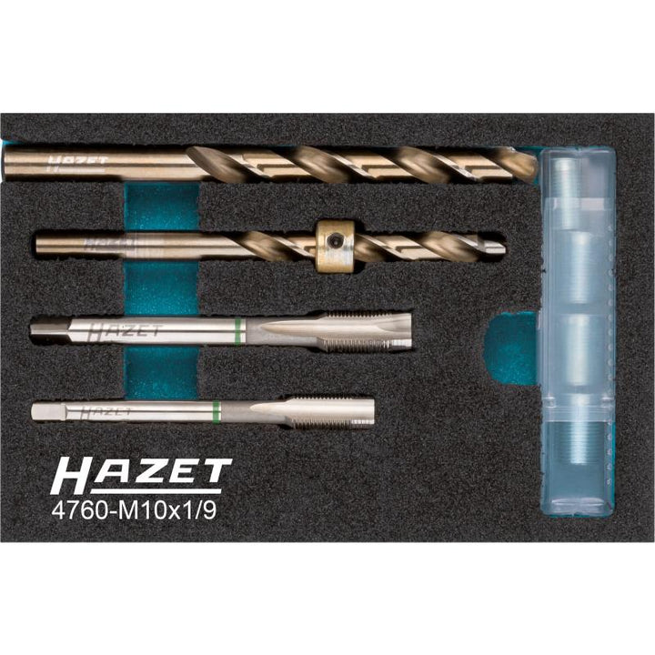 Hazet 4760-M10X1/9 Glow Plug Repair Set, 9 Pieces