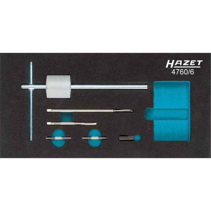 Hazet 4760/6 Glow Plug Removal Set, 6 Pieces