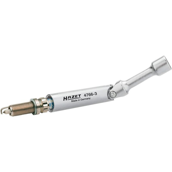 Hazet 4766-3 Spark Plug Wrench, 14mm 12-Point Profile, 3/8" Square Drive