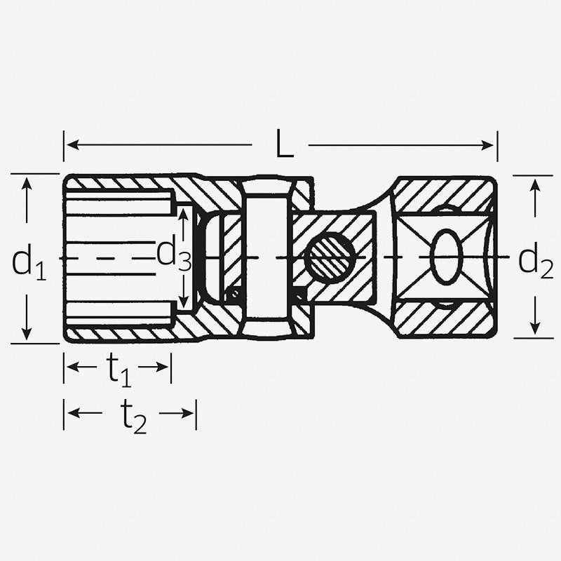 Stahlwille 02440020 47a 3/8" Uniflex Socket, 5/16"