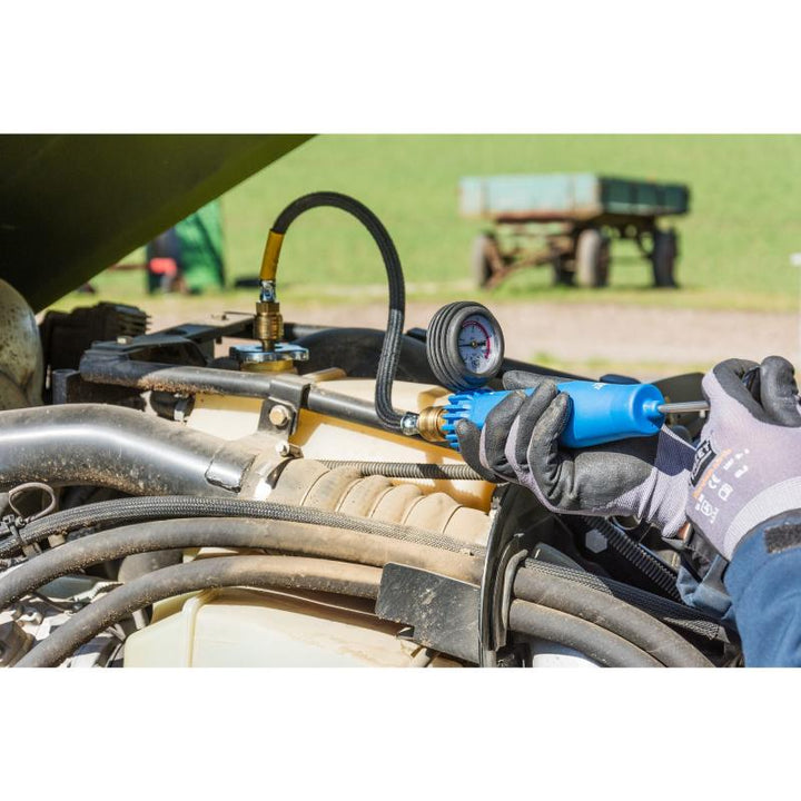 Hazet 4800/6 Radiator Tester for Agricultural Machinery, 6 Pieces