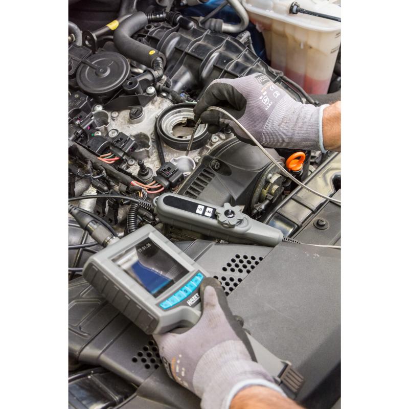 Hazet 4812N-10/3AF Video Borescope with New Swiveling Probe, 3 Pieces