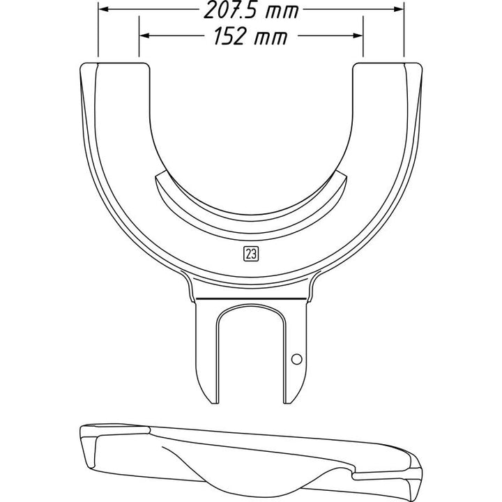 Hazet 4900-23 Tensioning Jaw, 126-173mm