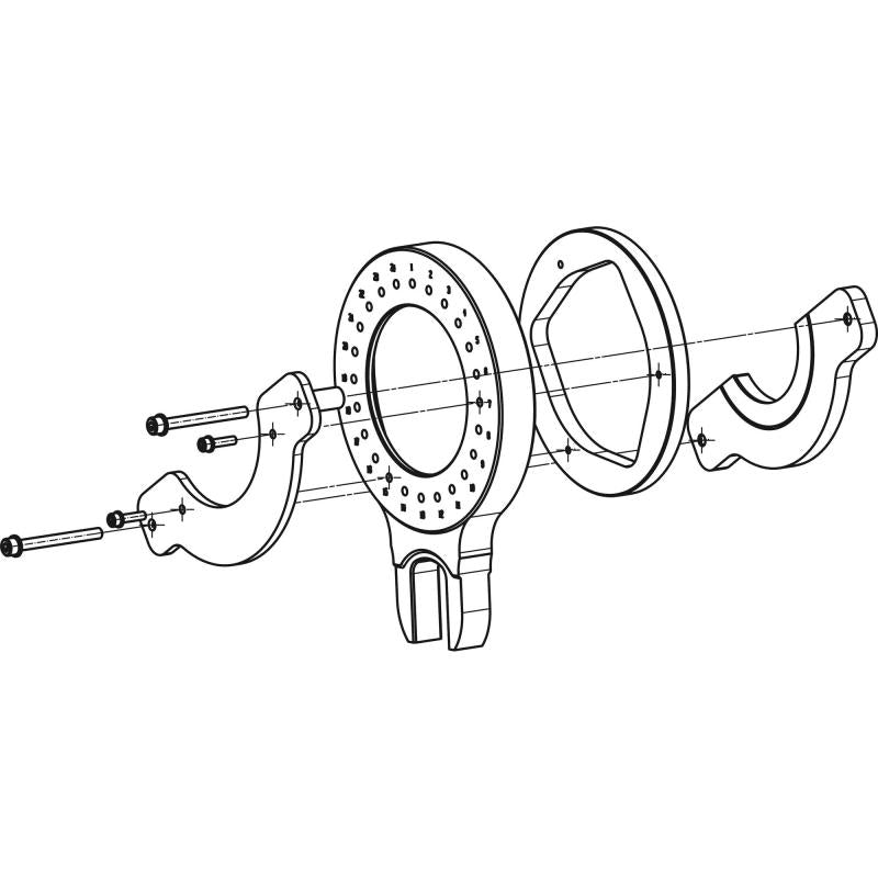 Hazet 4900-39/11 Tensioning Jaw Set, Mercedes-Benz, 11 Pieces