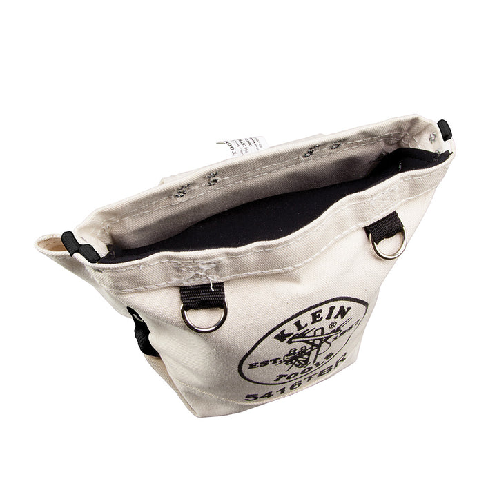 Klein Tools 5416TBR Bolt Retention Pouch, Canvas, 10"