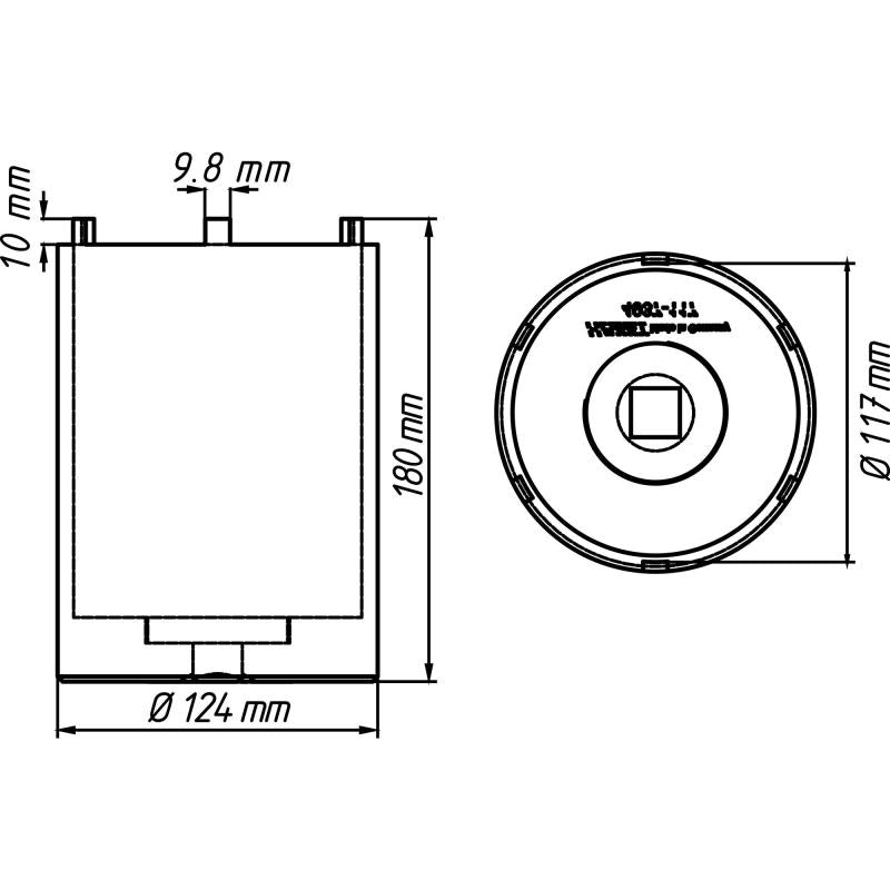 Hazet 4937-117/2 Commercial Vehicle Pin Wrench Set, 180mm, 2 Pieces
